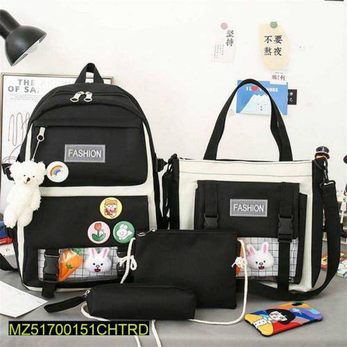4pc Nylon backpack 
