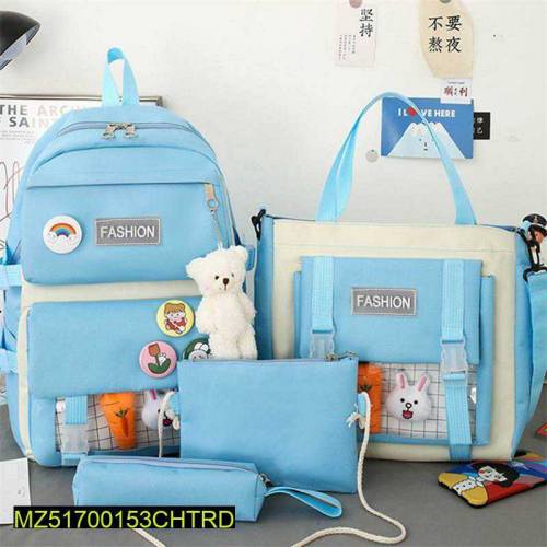 4pc Nylon backpack 