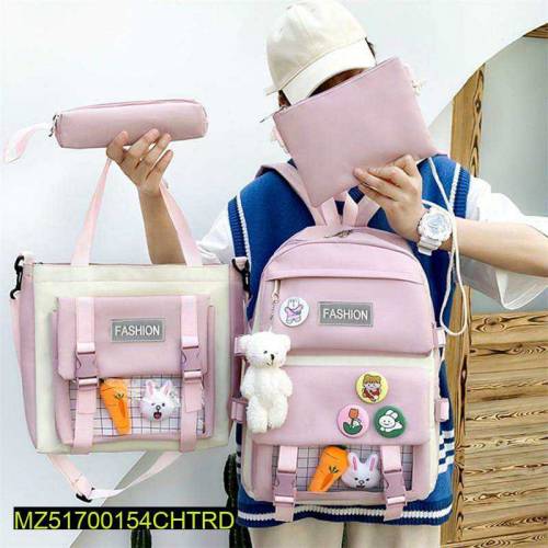 4pc Nylon backpack 