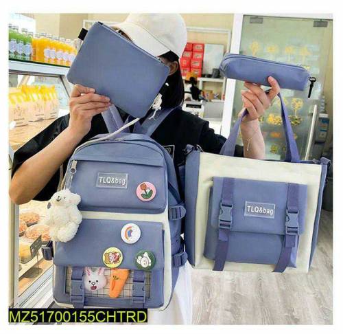 4pc Nylon backpack 