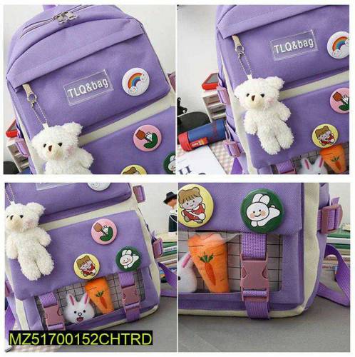 4pc Nylon backpack 