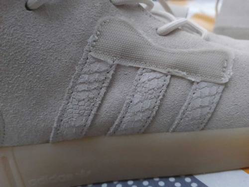Adidas tubular invader beige color original shoes
