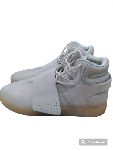 Adidas tubular invader beige color original shoes