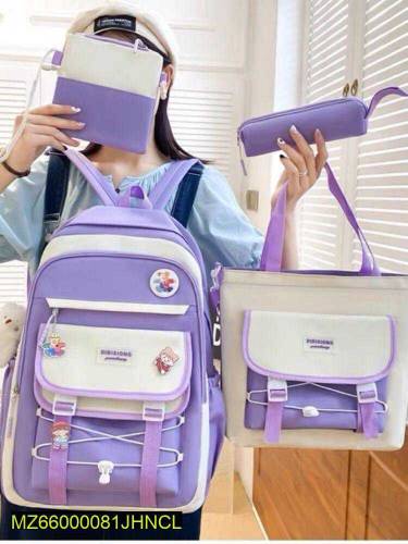 Girl fashion backpack set of 4