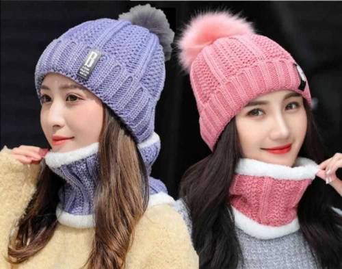 Cap with neck warmer