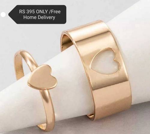 2 Pieces Ring RS 395 Only Free Home Delivery 