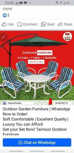 Garden Chairs Set