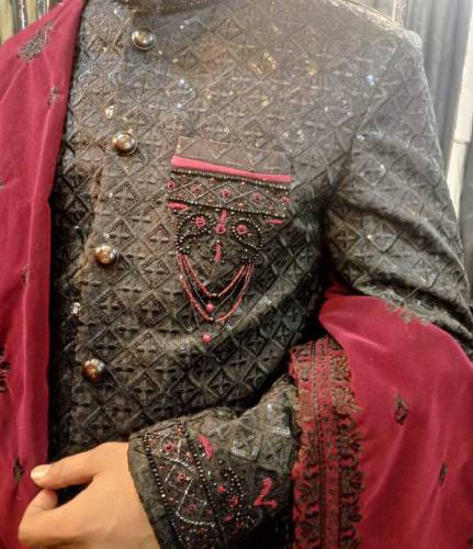 Fancy Wedding Sherwani 