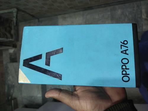 Oppo A76 With Box And Charger totally Geniune For Sale 