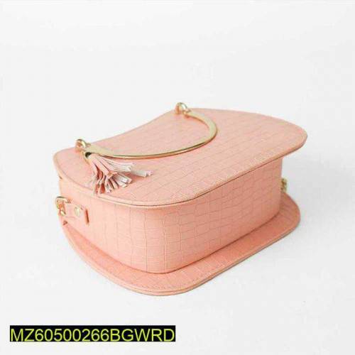 Woman PU Leather Textured Handbag 0348-9198945 Contact me