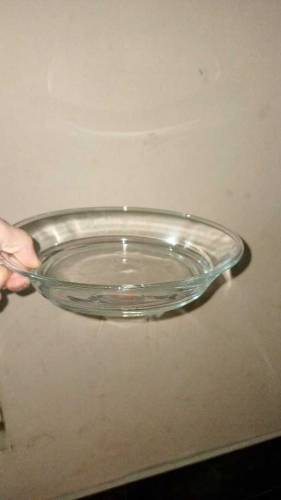 Glass Plates(can be used as Bowl), Great For Microwave Purpose