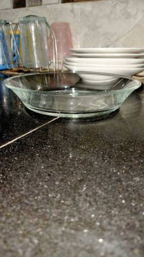 Glass Plates(can be used as Bowl), Great For Microwave Purpose