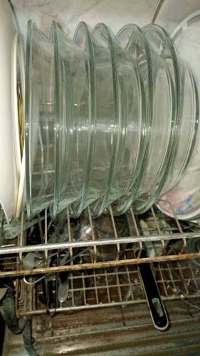 Glass Plates(can be used as Bowl), Great For Microwave Purpose