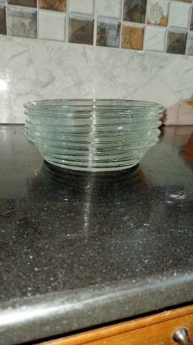 Glass Plates(can be used as Bowl), Great For Microwave Purpose