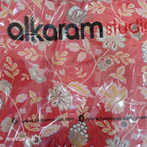 2 PC unstitched lawn  fabric for sale 