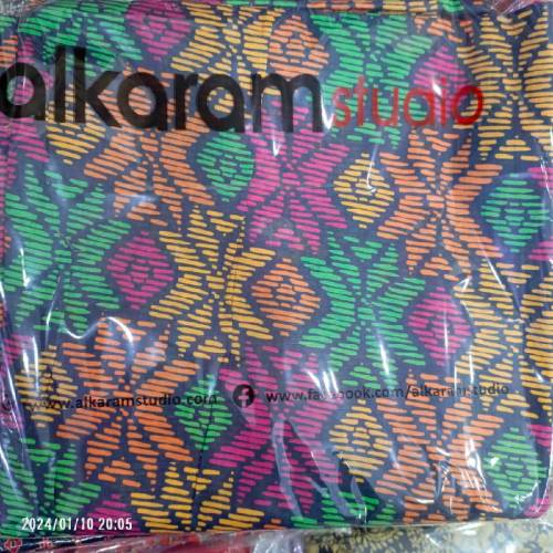 2 PC unstitched lawn  fabric for sale 