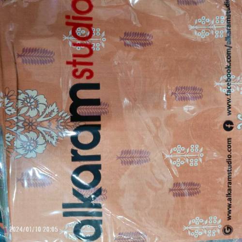 2 PC unstitched lawn  fabric for sale 