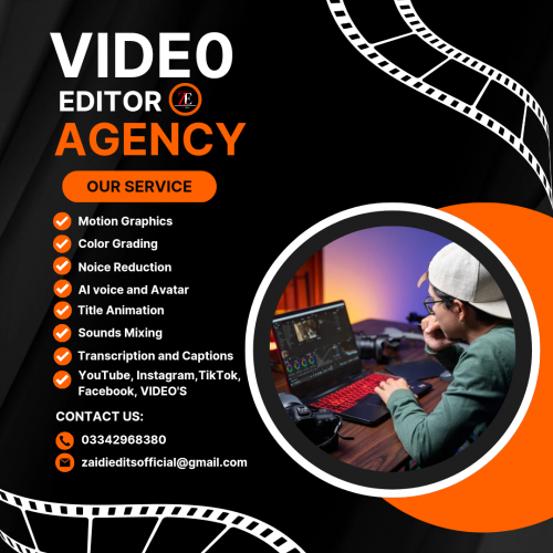 Video Editor's available cheap price All types video Editing.