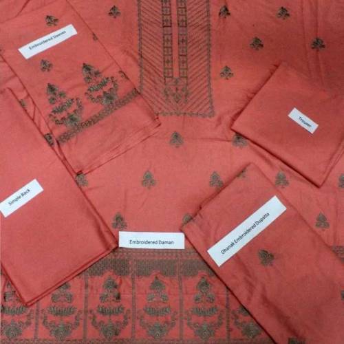 •  Fabric: Dhanak•  Shirt: Front Dhanak With Embroidered Patch•  Trous