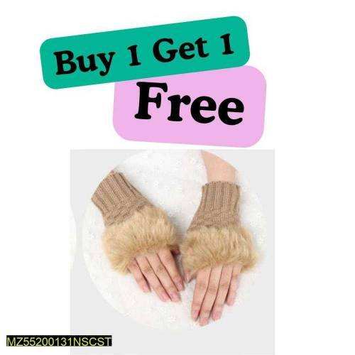 women kinated flour gloves