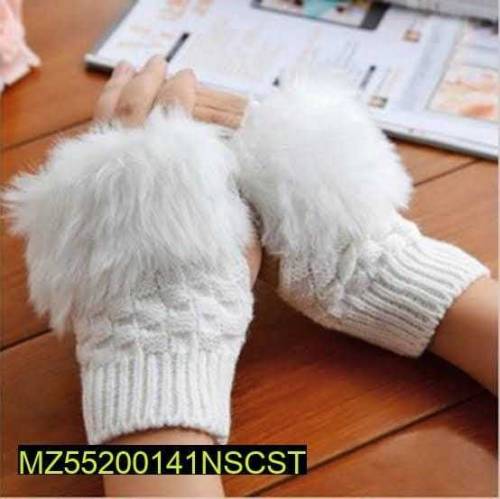 fur gloves 