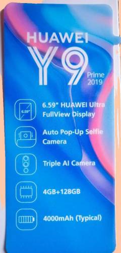 Huawei Y 9 Prime 4GB RAM 128GB ROM 