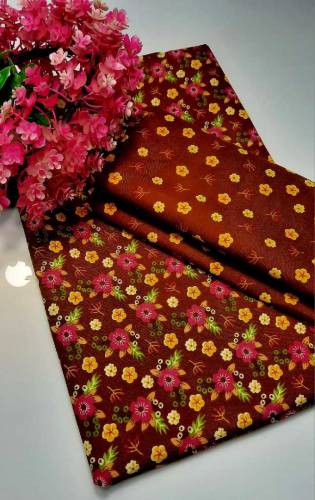 Denim Khaddar Digital Print 2 Pc Suit 