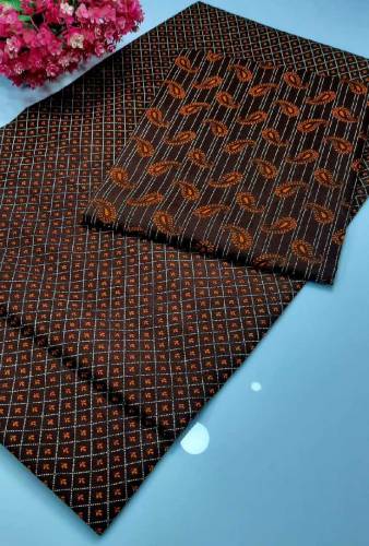 Denim Khaddar Digital Print 2 Pc Suit 