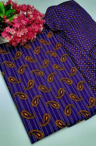 Denim Khaddar Digital Print 2 Pc Suit 