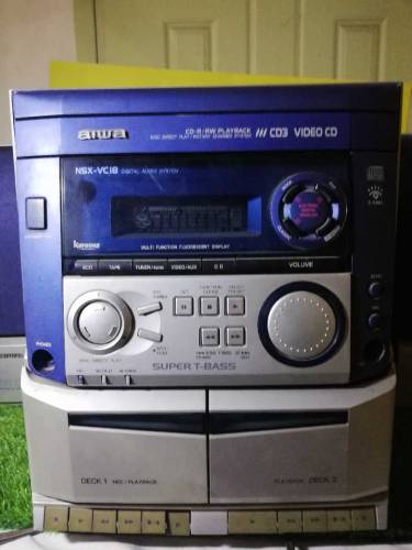 AIWA CX-NAJ17U Stereo 3 Disc CD Changer AM / Speakers