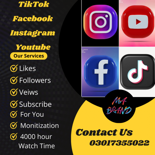 All Social Media Services Available