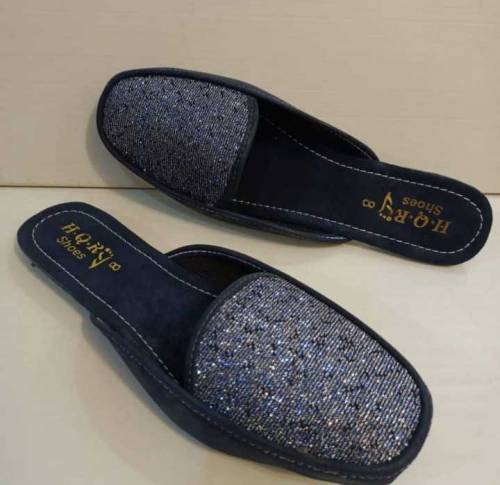 women's comfortable Rexine half slipper half 