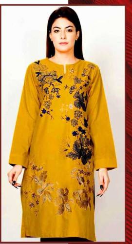 Brand Name Lime light, Lawn 2 Pcs suit