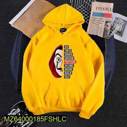 1 Pc Men's Stitched Cotton printed Hoodie