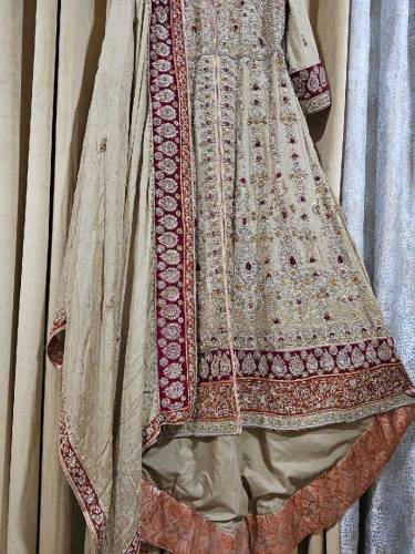 bridel dress zardozi work