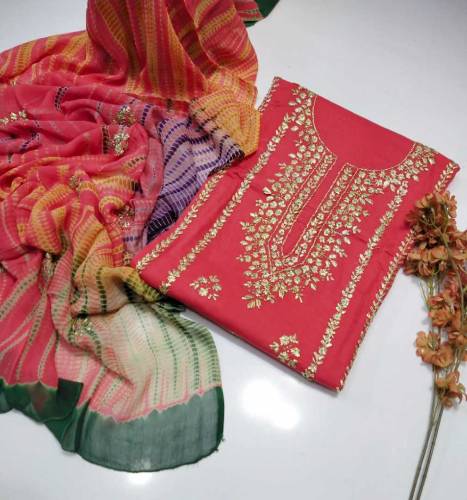 3pc Lawn embroidered suit 