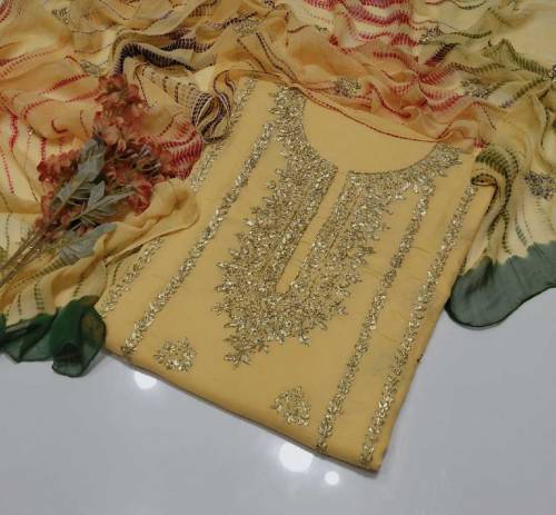 3pc Lawn embroidered suit 