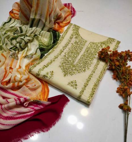 3pc Lawn embroidered suit 