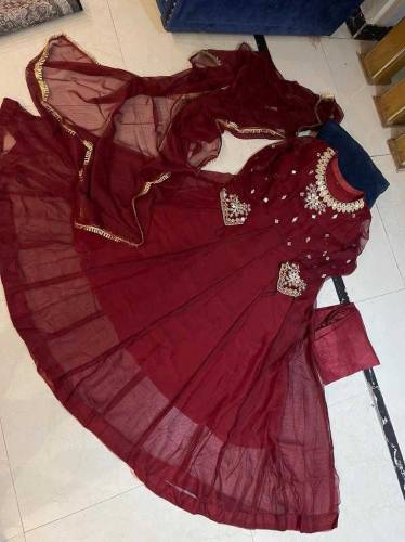 maxi Mirror workTilla embd Chiffon maxi 