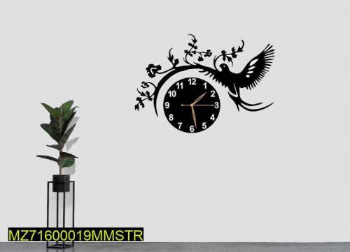 Bird Design Laminated Wall Clock 