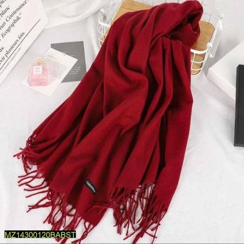 1pc Women's Pashmina Plain Shawl 