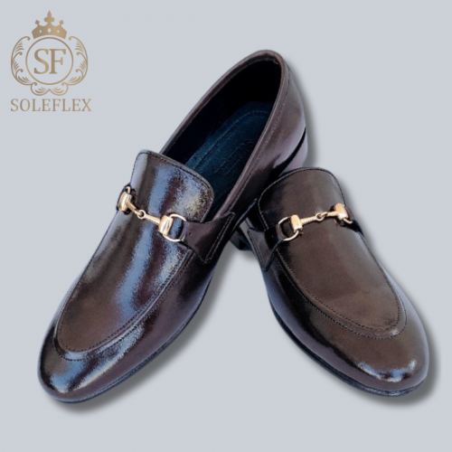 SF Horsebit Brown Lofers, Premium Cow Leather, Comfortable Insole.