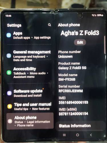 samsung zfold3 5g all ok non pta 