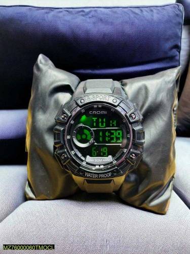 mens digital display sport watch