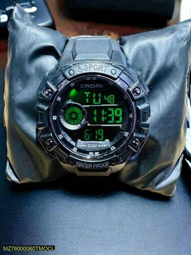 mens digital display sport watch
