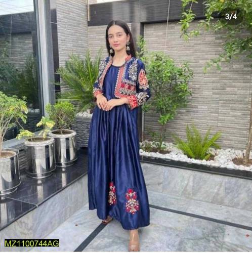 women Silk maxi
