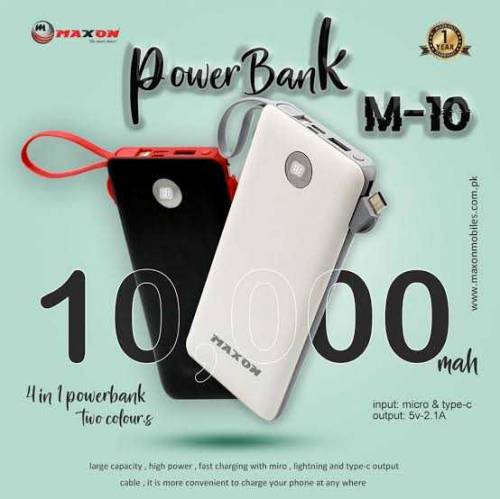 Maxon M - 10 Power Bank
