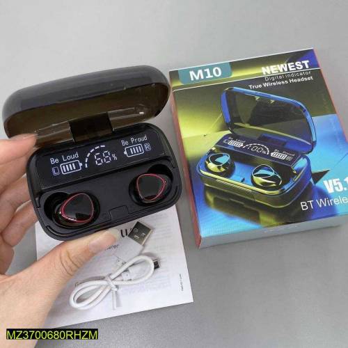 M10 Earbuds With Free Delivery all Karachi 