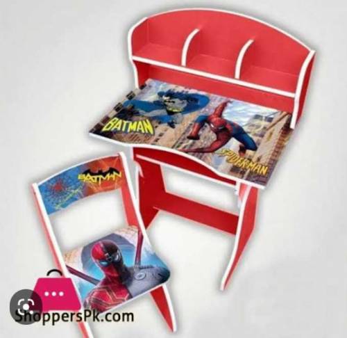 spiderman study  table chair 