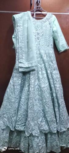heavy embroidered maxi